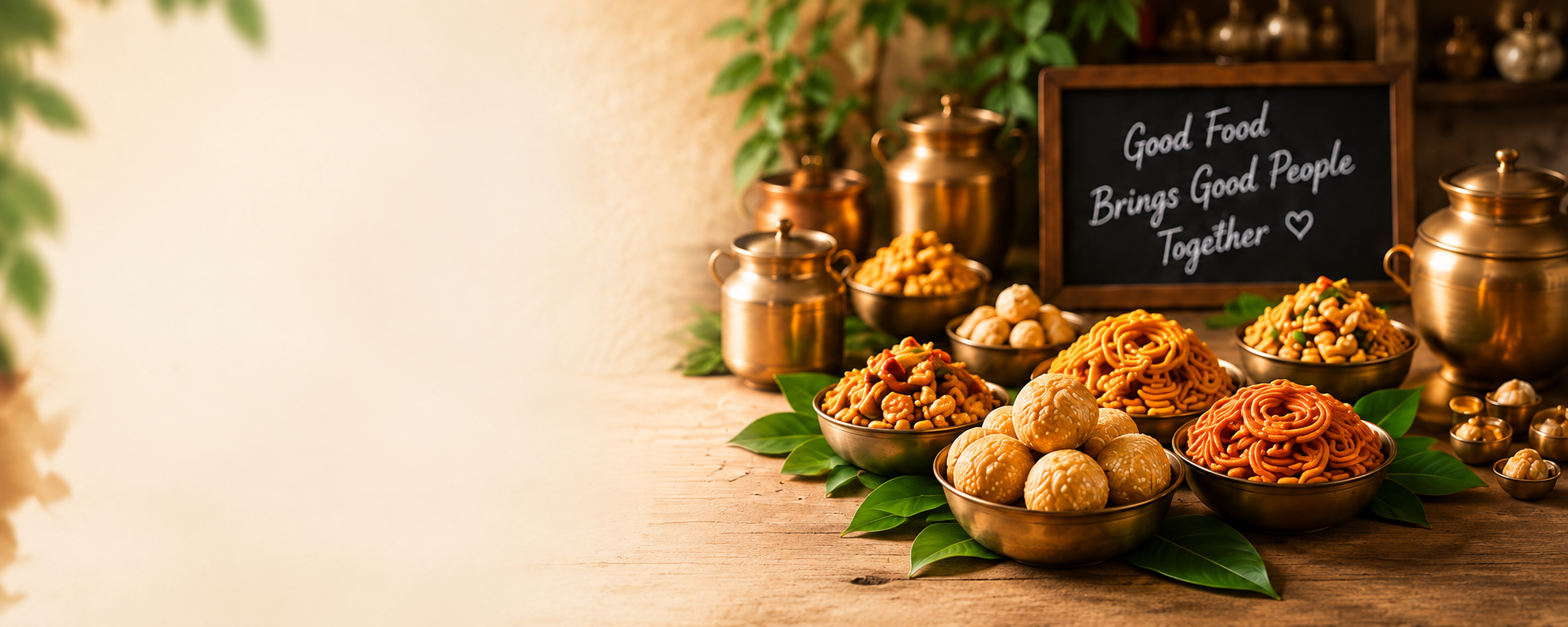 Traditional homemade sweets and snacks