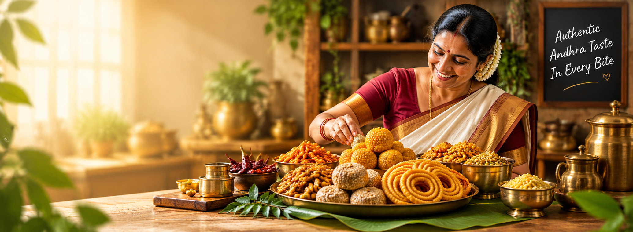 Traditional homemade sweets and snacks