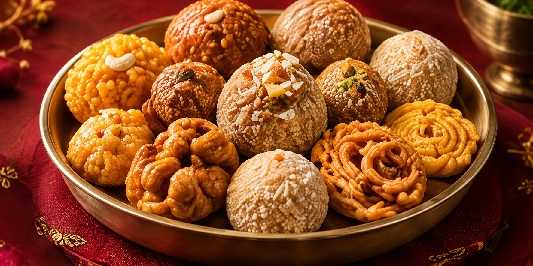 Traditional Indian sweets and snacks