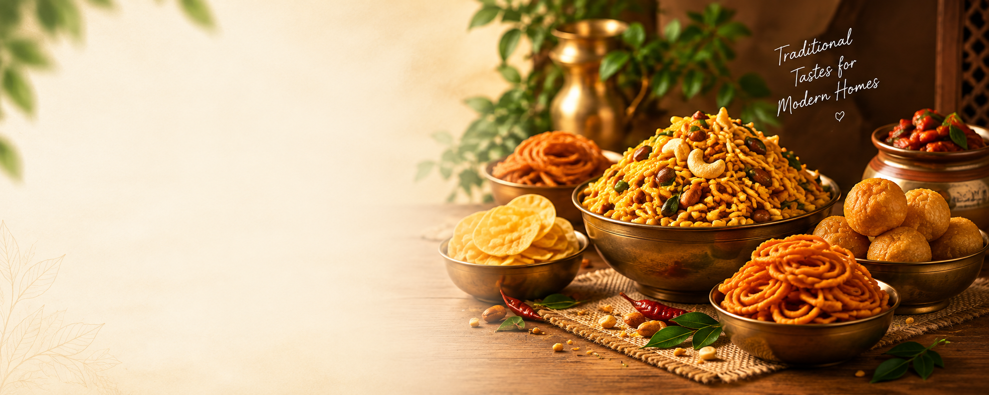Traditional homemade sweets and snacks
